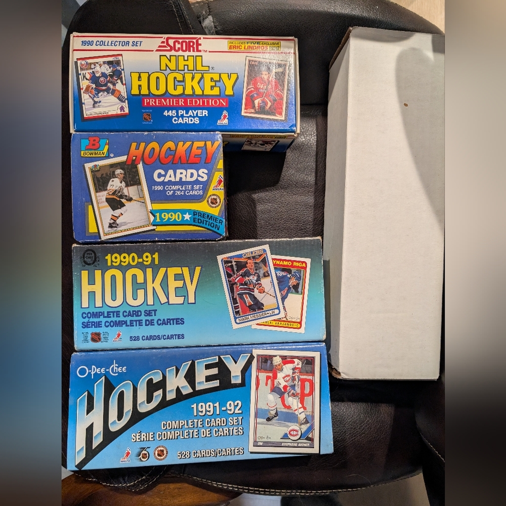 NHL Hockey Card Sets 1990s